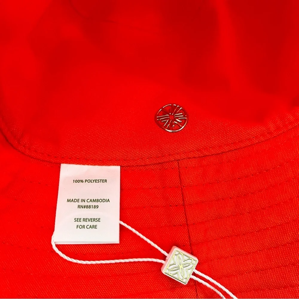 LILLY PULITZER NWT REVERSIBLE SUN BUCKET HAT BEACHY VACATION PREPPY PRETTY - Picture 6 of 9
